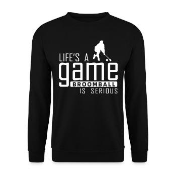 Broadway, Musical, Theatre nerd - Unisex Sweatshirt - black - Front - Alina (178cm) & Michal (187cm)