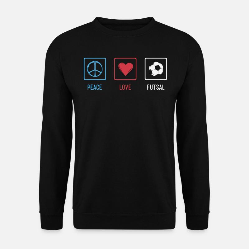Futsal, Fußball, - Unisex Pullover - Schwarz