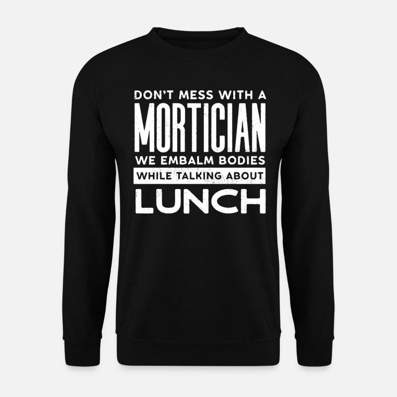 Leichenhalter, Undertaker, Bestattungsunternehmen - Unisex Pullover - Schwarz