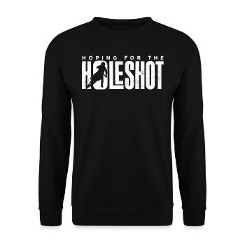 Motocross bikers - Unisex Sweatshirt - black - Front - Alina (178cm) & Michal (187cm)