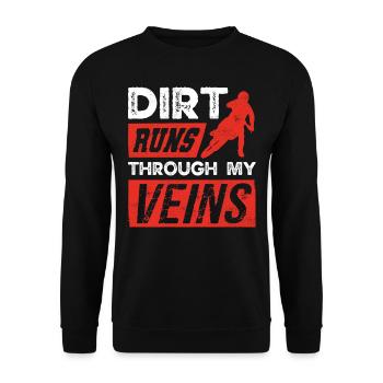 Motards de motocross - Sweat-shirt Unisexe - noir - Devant - Alina (178cm) & Michal (187cm)