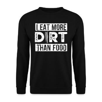 Motocross bikers - Unisex Sweatshirt - black - Front - Alina (178cm) & Michal (187cm)
