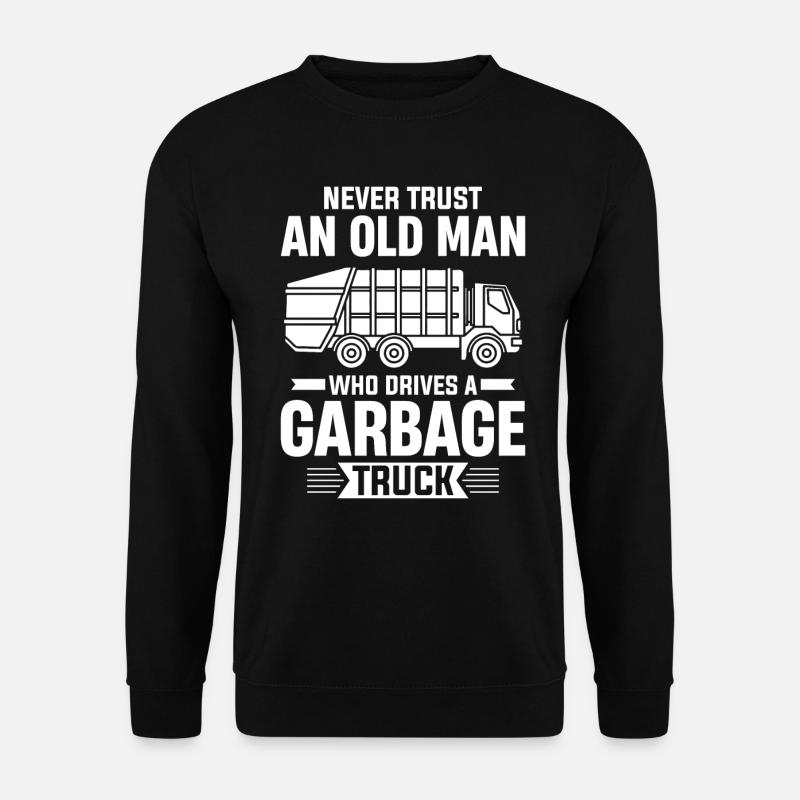 Müllwagenfahrer - Unisex Pullover - Schwarz