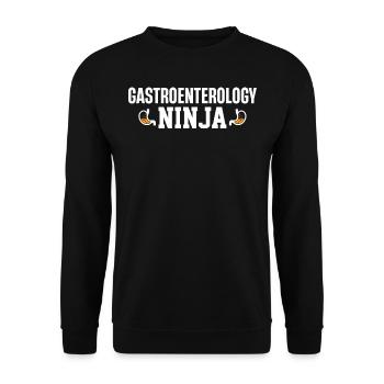 Gastroenterologie, Gastroenterologe - Unisex Pullover - Schwarz - Vorne - Alina (178cm) & Michal (187cm)