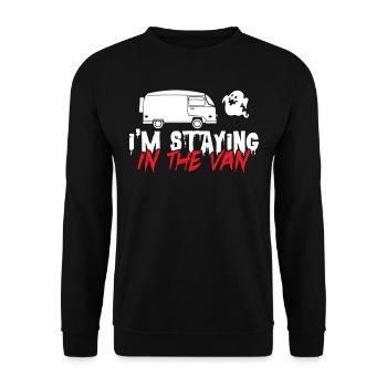 Ghost hunters, ghosts, ghosts, ghost hunting - Unisex Sweatshirt - black - Front - Alina (178cm) & Michal (187cm)