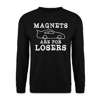 Slot car, course de slot car - Sweat-shirt Unisexe - noir - Devant - Alina (178cm) & Michal (187cm)