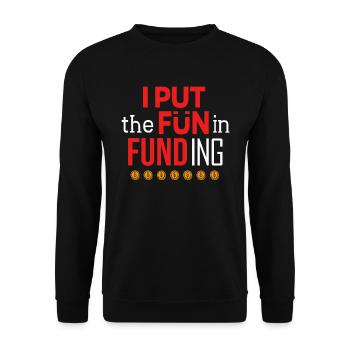 Loans, mortgages, credit assistance pilots - Unisex Sweatshirt - black - Front - Alina (178cm) & Michal (187cm)