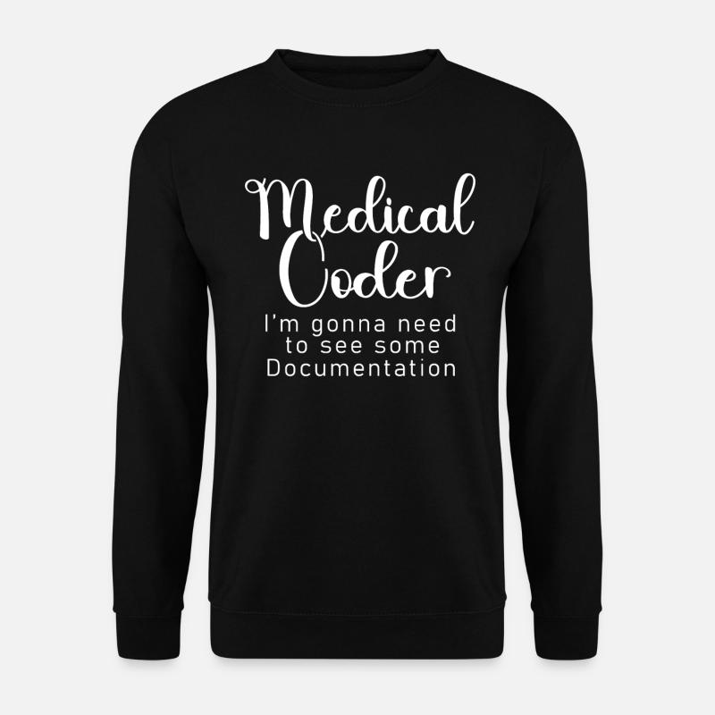 Codeur médical Programmeur médical - Sweat-shirt Unisexe - noir