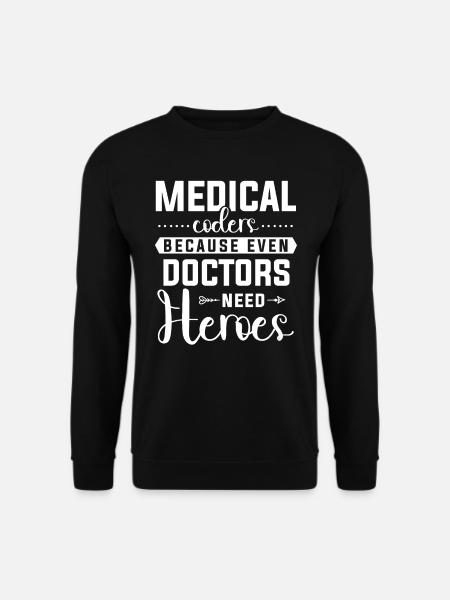 Codeur médical Programmeur médical - Sweat-shirt Unisexe - noir