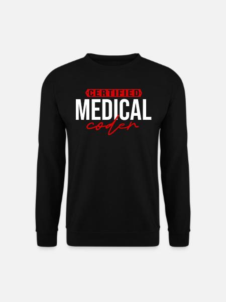 Medical Encoder Medical Programmer - Unisex Sweatshirt - black