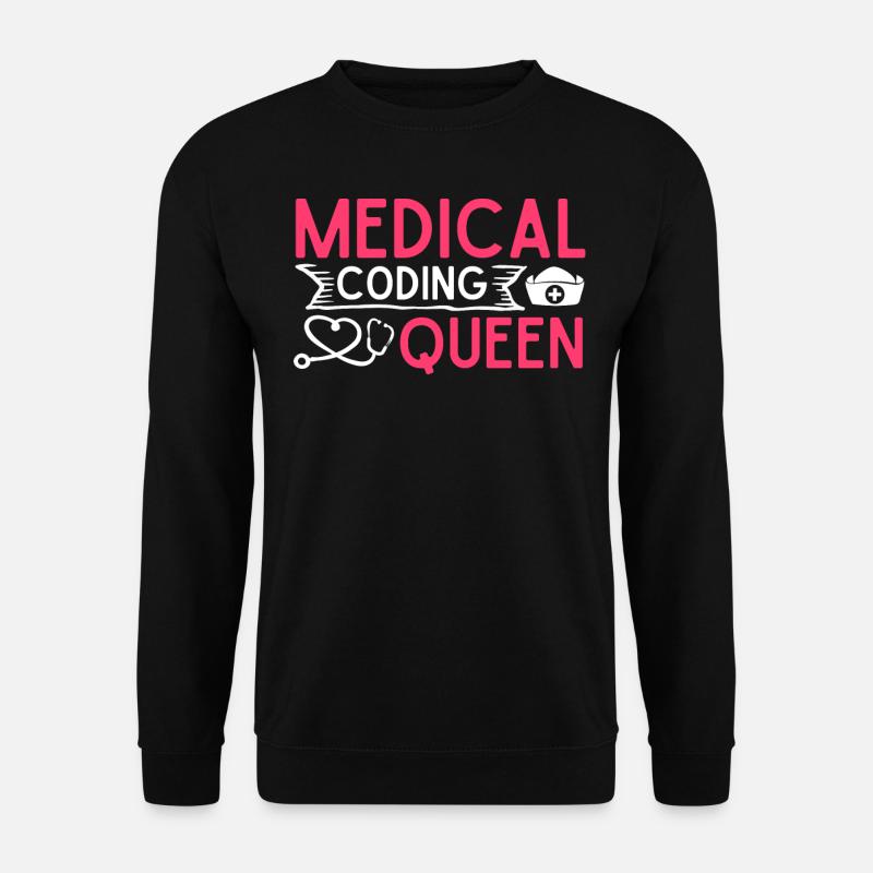 Medical Encoder Medical Programmer - Unisex Sweatshirt - black