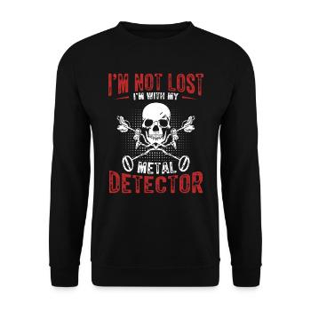Medical Encoder Medical Programmer - Unisex Sweatshirt - black - Front - Alina (178cm) & Michal (187cm)