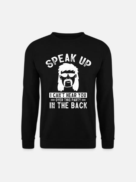 mullet owner, mullet - Unisex Sweatshirt - black