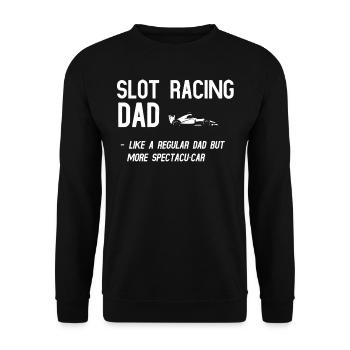 Course de voitures à sous, Voitures miniatures - Sweat-shirt Unisexe - noir - Devant - Alina (178cm) & Michal (187cm)