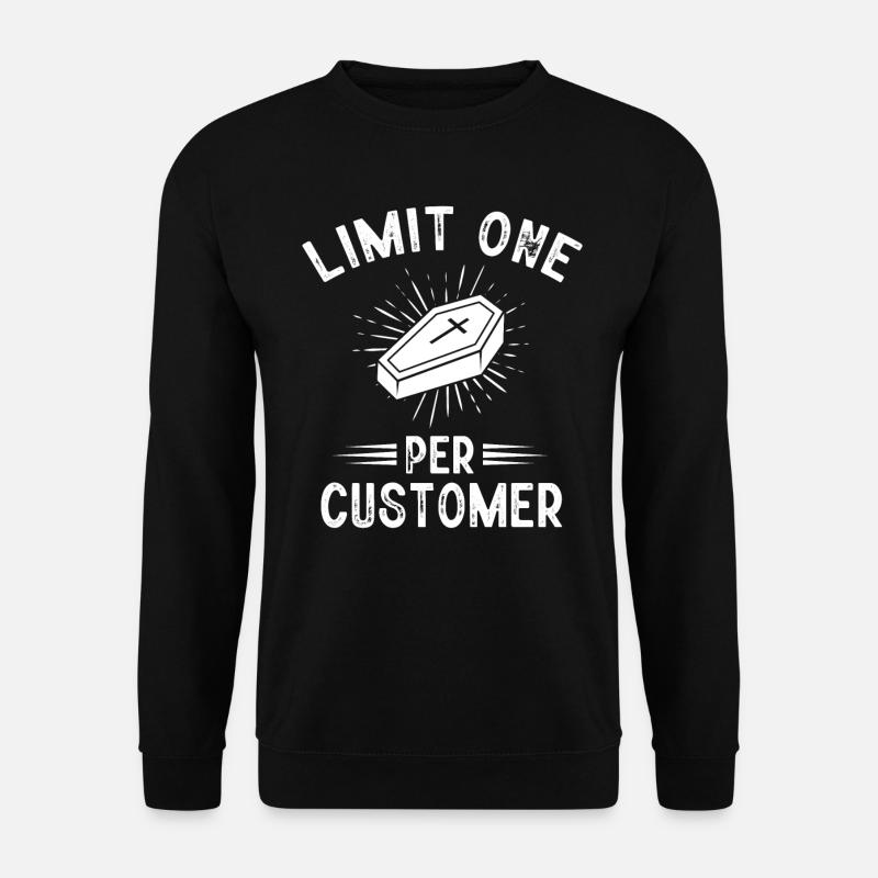 Salons funéraires, Salons funéraires - Sweat-shirt Unisexe - noir