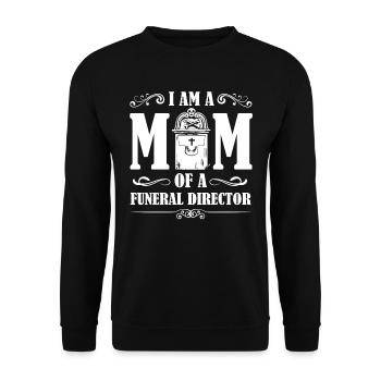 Funeral Homes, Funeral Homes - Unisex Sweatshirt - black - Front - Alina (178cm) & Michal (187cm)