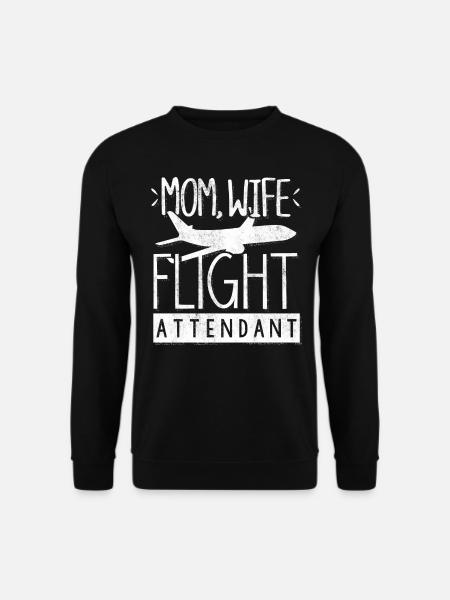 Flugbegleiter, Für Flugbegleiter, Flugbegleiter - Unisex Pullover - Schwarz