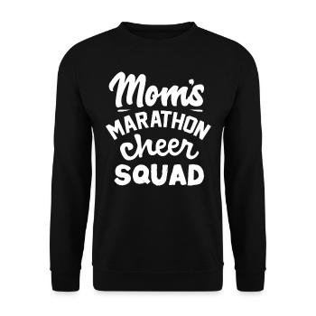 Marathon runner - Unisex Sweatshirt - black - Front - Alina (178cm) & Michal (187cm)