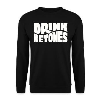 Keto-Diät, Kohlenhydratfreie Ernährung, Keto - Unisex Pullover - Schwarz - Vorne - Alina (178cm) & Michal (187cm)