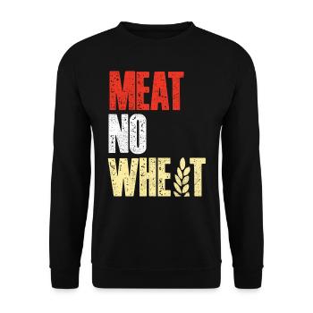 Keto-Diät, Kohlenhydratfreie Ernährung, Keto - Unisex Pullover - Schwarz - Vorne - Alina (178cm) & Michal (187cm)