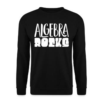 Algebra, Analysis, Science, Mathematics - Unisex Sweatshirt - black - Front - Alina (178cm) & Michal (187cm)