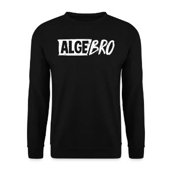Algebra, Analysis, Science, Mathematics - Unisex Sweatshirt - black - Front - Alina (178cm) & Michal (187cm)