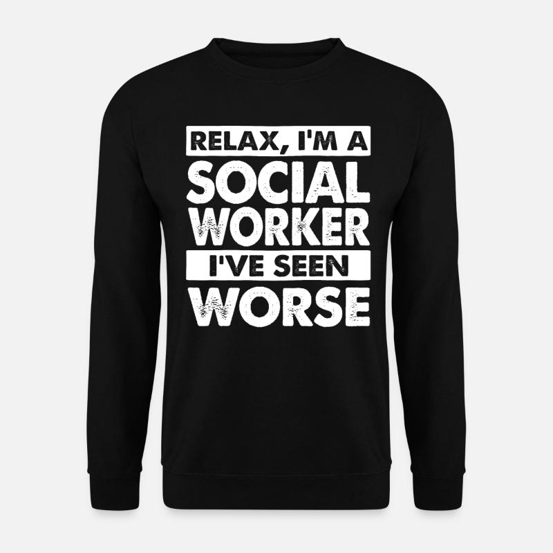 Sozialarbeiter - Unisex Pullover - Schwarz