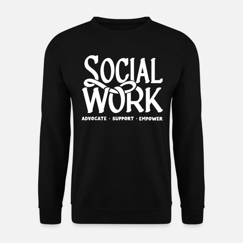 Social worker - Unisex Sweatshirt - black
