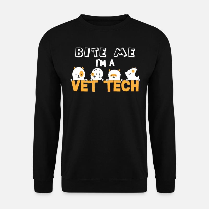 Tierarzt, Tierarzt, Tierarzt - Unisex Pullover - Schwarz