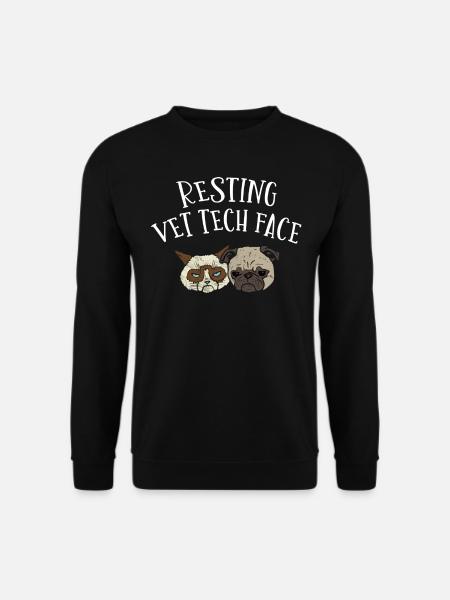 Tierarzt, Tierarzt, Tierarzt - Unisex Pullover - Schwarz