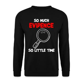 Costume de médecin légiste - Sweat-shirt Unisexe - noir - Devant - Alina (178cm) & Michal (187cm)