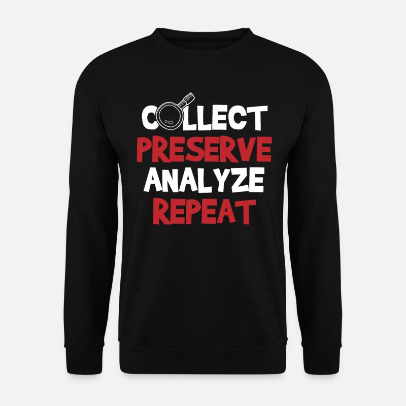 Forensic Scientist Costume - Unisex Sweatshirt - black