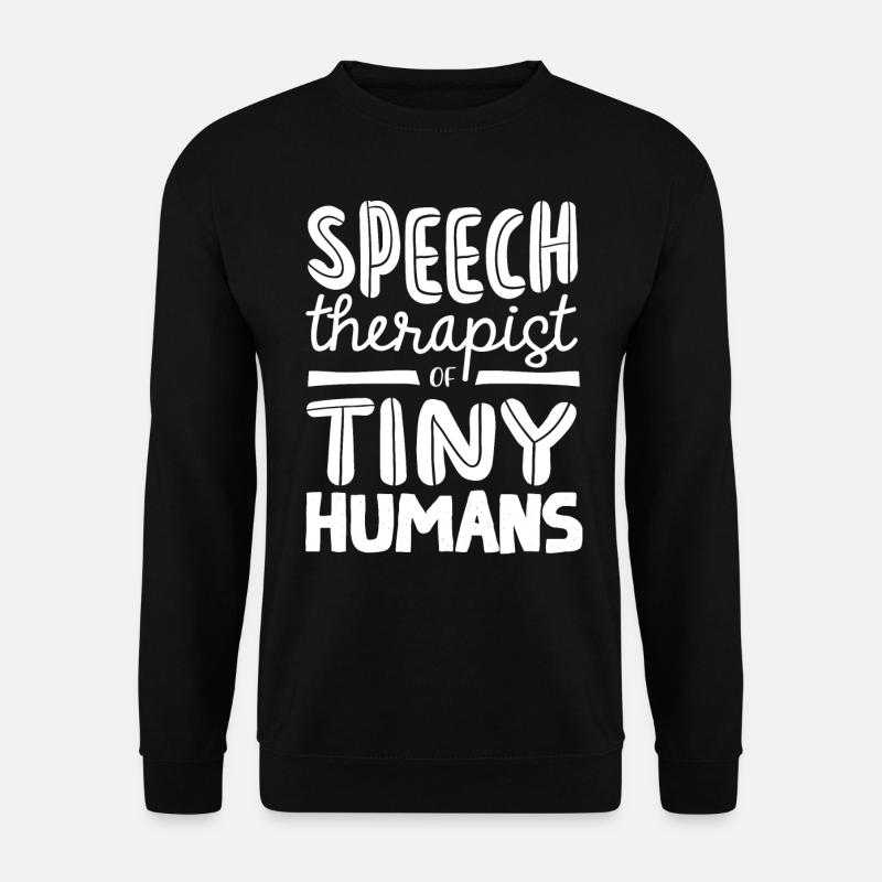 Speech-language pathology, speech-language pathologist - Unisex Sweatshirt - black