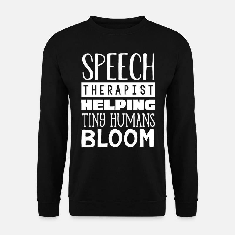 Speech-language pathology, speech-language pathologist - Unisex Sweatshirt - black