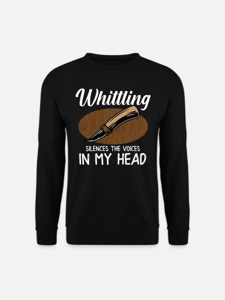 Beavercraft, Whittling, Whittler, Holzhandwerk - Unisex Pullover - Schwarz