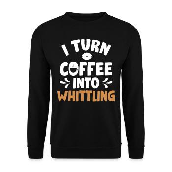 Beavercraft, Whittling, Whittler, Holzhandwerk - Unisex Pullover - Schwarz - Vorne - Alina (178cm) & Michal (187cm)
