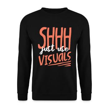Special Needs Education, Special Education - Unisex Sweatshirt - black - Front - Alina (178cm) & Michal (187cm)