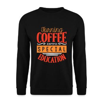 Special Needs Teacher, Special Education - Unisex Sweatshirt - black - Front - Alina (178cm) & Michal (187cm)