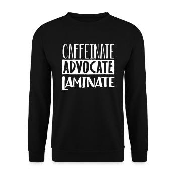 Special Needs Education, Special Education - Unisex Sweatshirt - black - Front - Alina (178cm) & Michal (187cm)