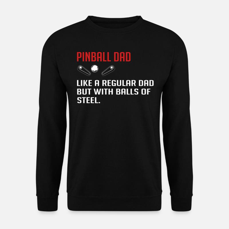 Pinball arcade player - Unisex Sweatshirt - black