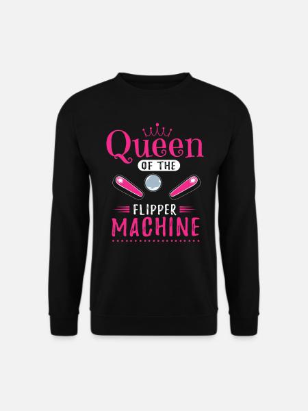 Pinball arcade player - Unisex Sweatshirt - black