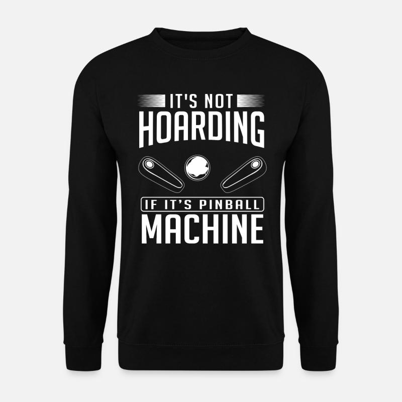 Joueur d’arcade de flipper - Sweat-shirt Unisexe - noir