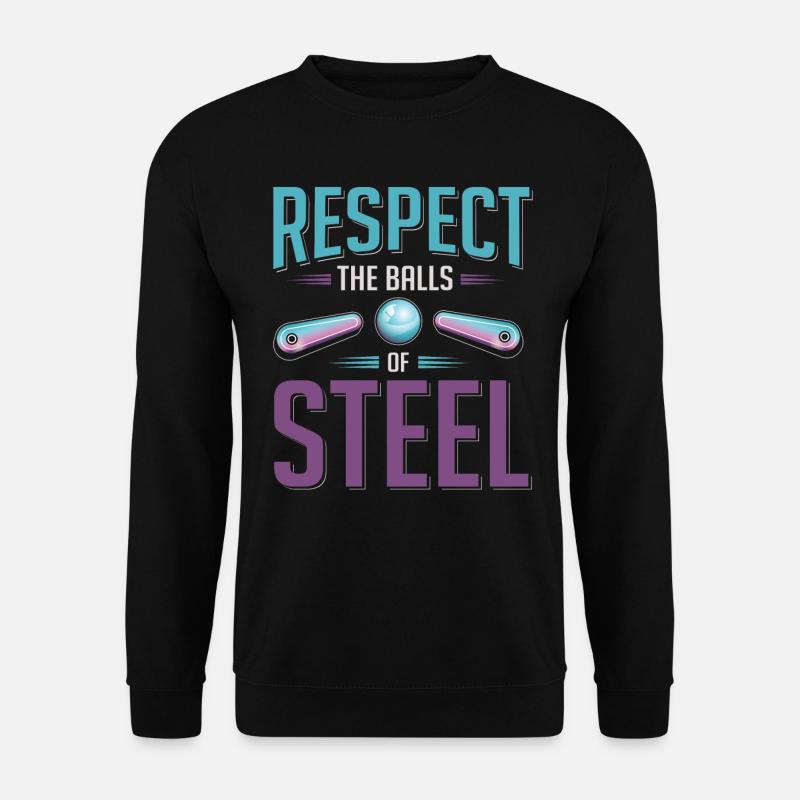 Joueur d’arcade de flipper - Sweat-shirt Unisexe - noir