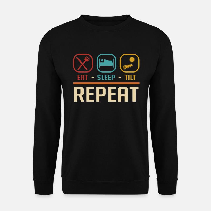 Pinball arcade player - Unisex Sweatshirt - black