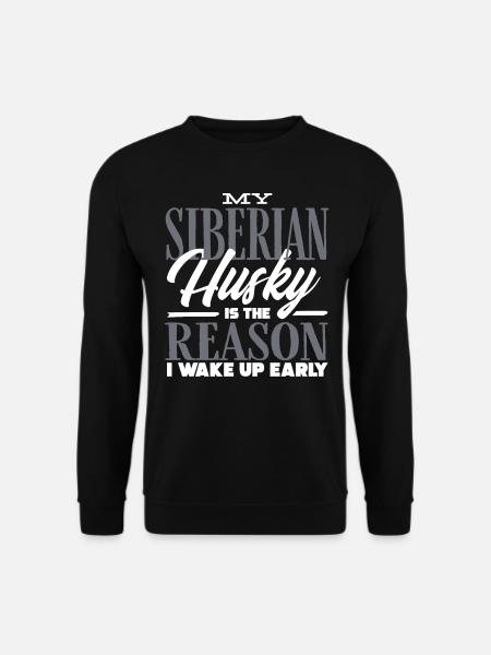 Siberian Husky - Unisex Sweatshirt - black