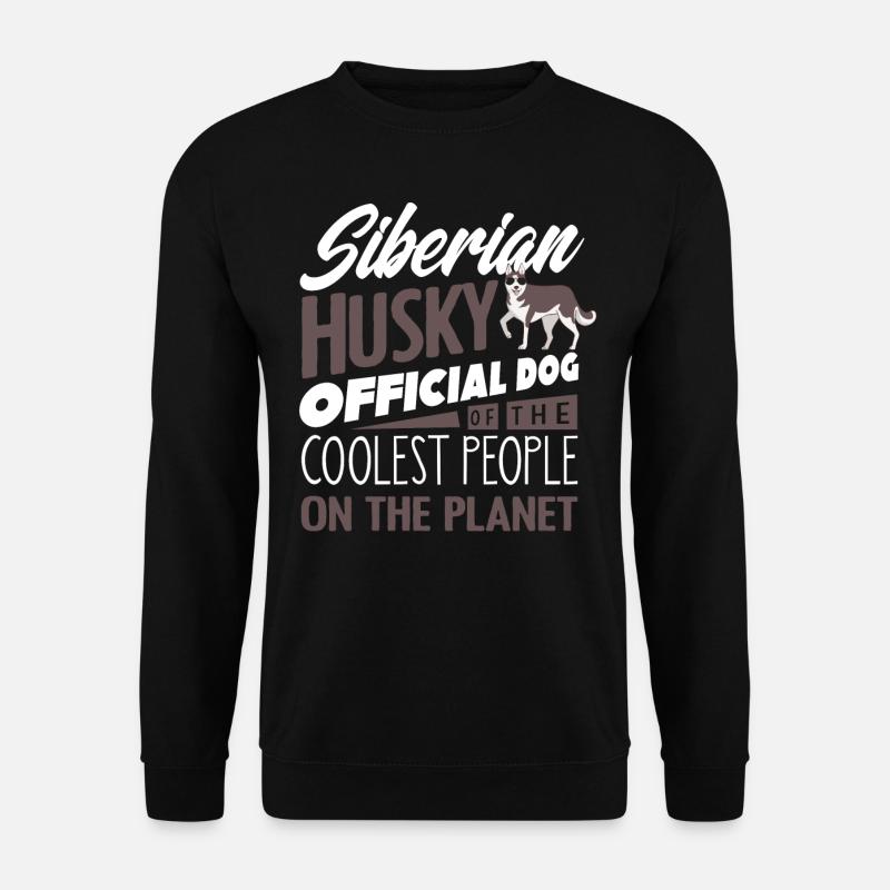 Siberian Husky - Unisex Sweatshirt - black