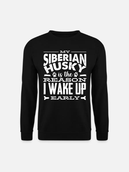 Siberian Husky - Unisex Sweatshirt - black