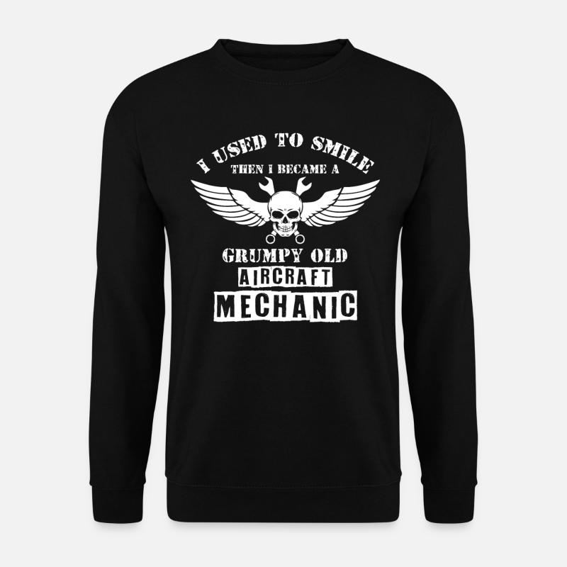 Aircraft mechanic - Unisex Sweatshirt - black