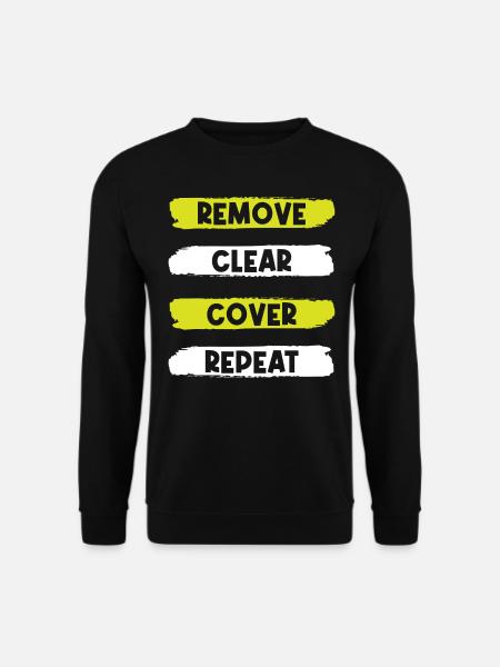 Bodenleger, Fliesenleger, Fliesenleger - Unisex Pullover - Schwarz