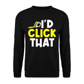 Floor layers, tilers, tilers - Unisex Sweatshirt - black - Front - Alina (178cm) & Michal (187cm)